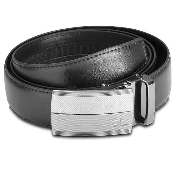 Ремень мужской кожаный Semi Line Black (P8235-0 M) Вінниця