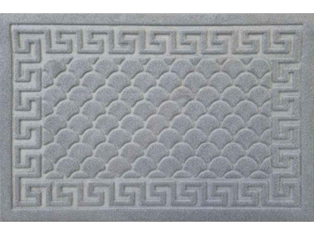 Килимок 40*60см з тисненням №3 Velour Steel Grey ТМ BONA DOMUS Київ - фото 1
