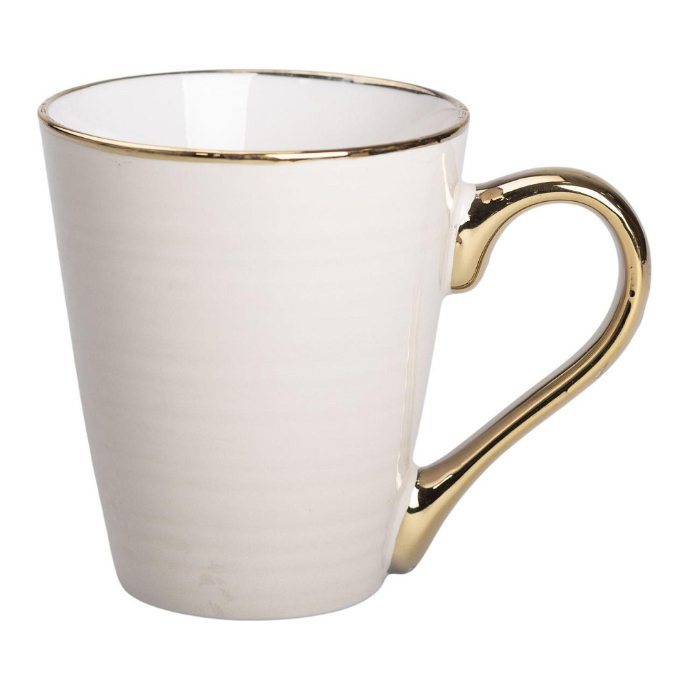 Liling Rongxiang Ceramic Чашка порцелянова із золотим обідком та позолоченою ручкою 320 (мл) Бе Київ - фото 1