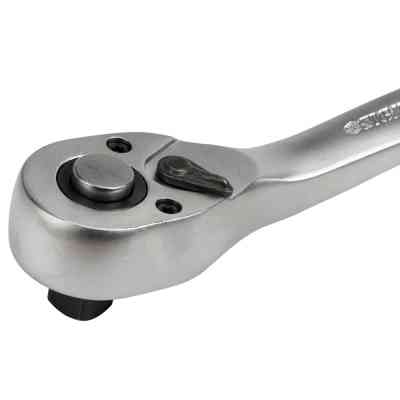 Трещотка Sigma с изогнутой ручкой 1/2" 250мм 72T CrV (6050091) Винница