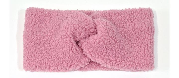 Пов'язка чалма каракуль малинова Київ - фото 1