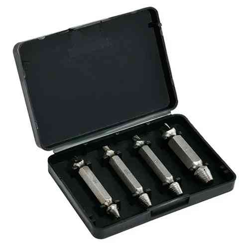 Набір екстракторів для зламаних болтів, 4 шт в кейсі Київ
