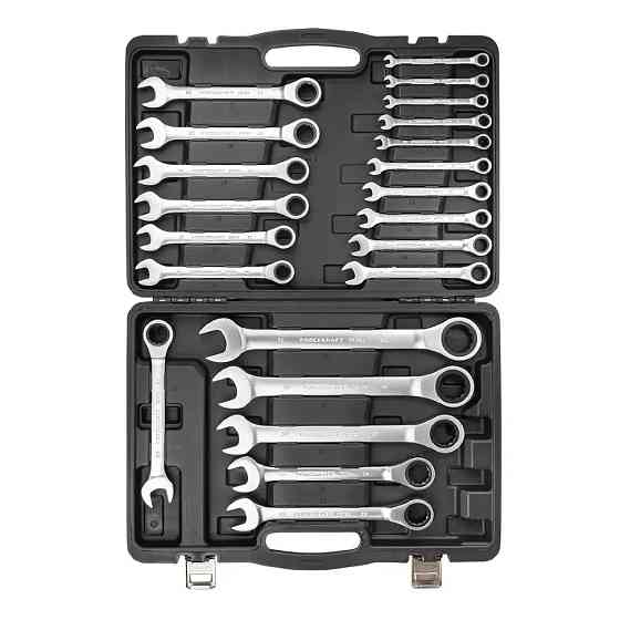 Набір ключів тріскачових 22пр. (6-32мм) FORCEKRAFT FK-10341 Одеса