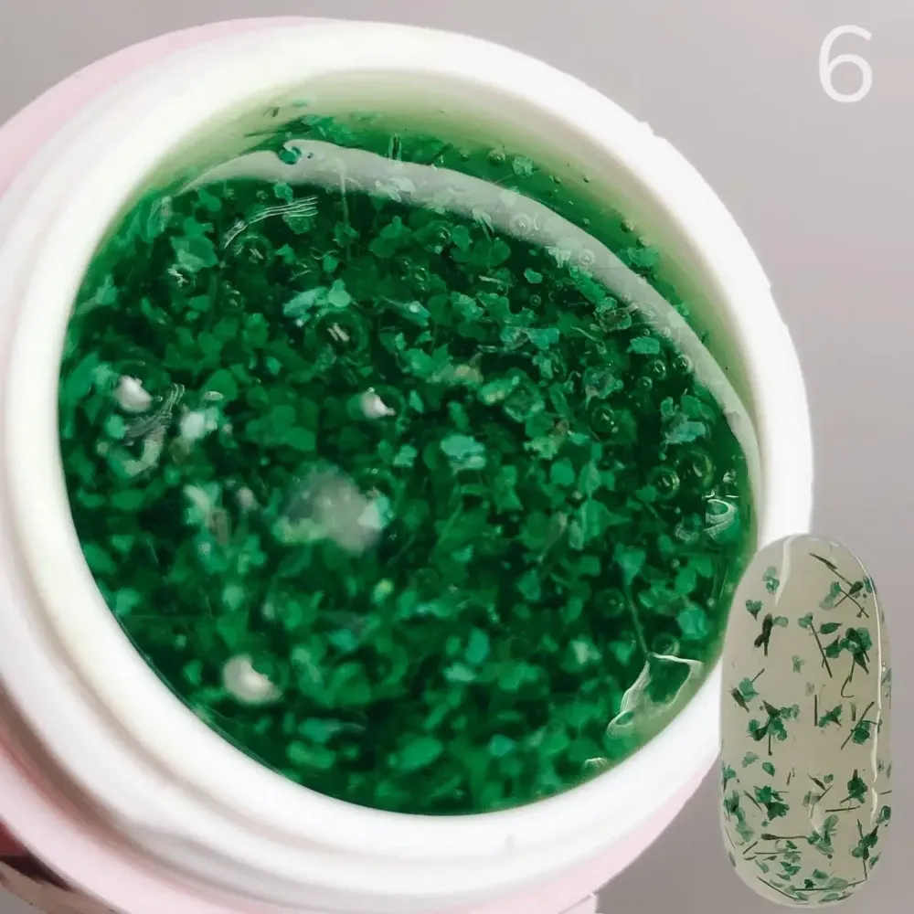 Гель з сухоцвітом Saga Professional Flower Fairy Gel № 06, 5 г Київ - фото 2