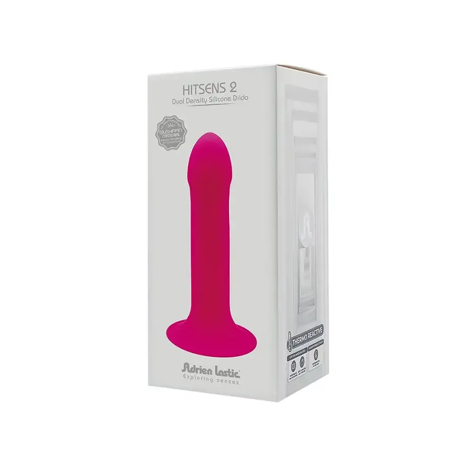 Дилдо з присоскою Adrien Lastic Hitsens 2 Pink, відмінно для страпона, макс діаметр 4 см, довжина 16 Львов - изображение 6