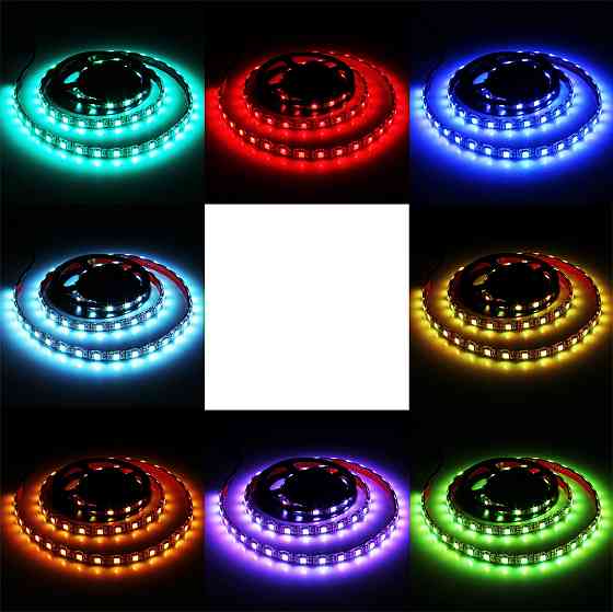 Світлодіодна стрічка RGB 1м 60 SMD-5050 LED USB Puluz LED0620 Київ