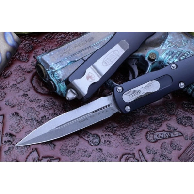 Нож Microtech Dirac Delta Double Edge Stonewash (227-10) Винница - изображение 7