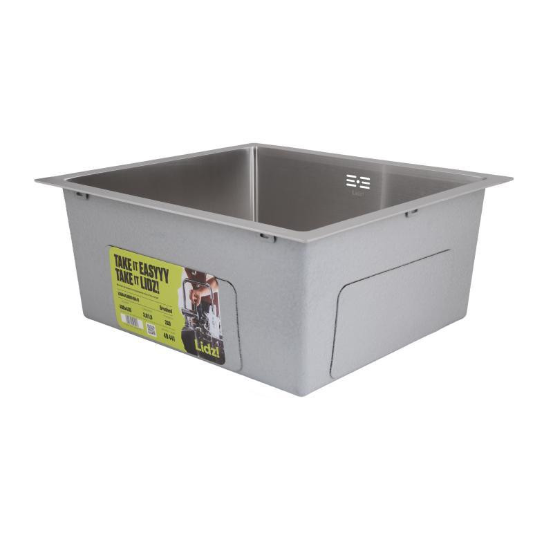 Мийка для кухні інтегрована Lidz Handmade H4843 Brushed Steel 3,0/1,0 мм LDH4843BRU49441 Київ - фото 4