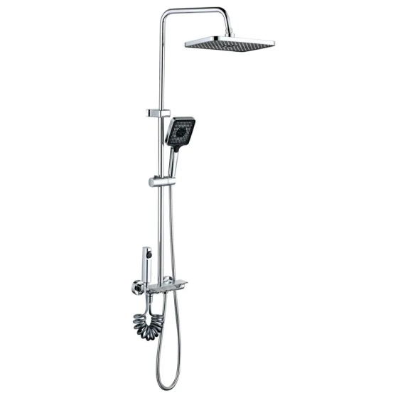 Душова колона зі змішувачем Mixxus Premium MARLIN 009-J з кнопкою перемикання, 4 режими   ( MI6830 ) 25821 Харьков