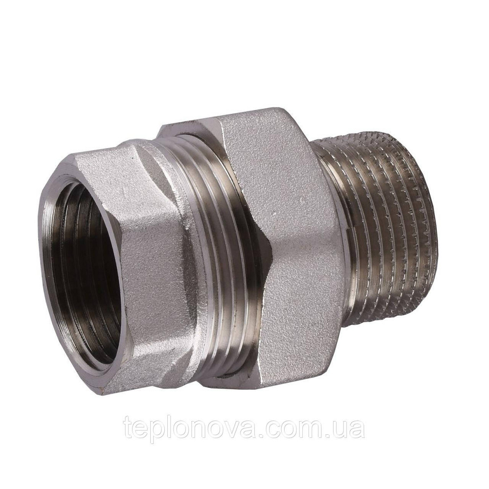 Сгон-американка прямой SOLOMON 2″ НИКЕЛЬ 1620 Черновцы - изображение 1