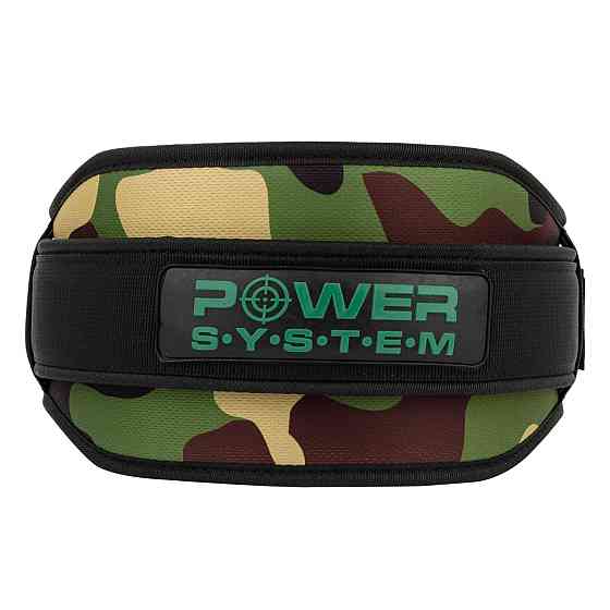 Пояс для важкої атлетики Power System PS-3220 Predator неопреновий Камуфляж XL Каменское
