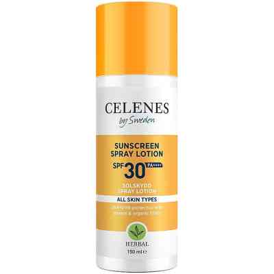 Средство от загара Celenes Sunscreen Spray Lotion SPF30+ Солнцезащитный спрей-лосьон 150 мл (7350104249410) Винница