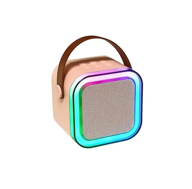 Портативна Bluetooth караоке колонка із 2 мікрофонами 5W BT 5.1 TWS LED FM voice changer Одеса - фото 7