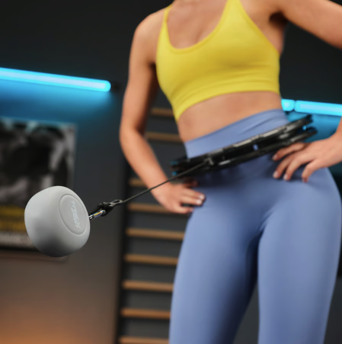 Хулахуп Trex Sport TX-010CHH масажний з обважнювачем чорний Киев - изображение 9