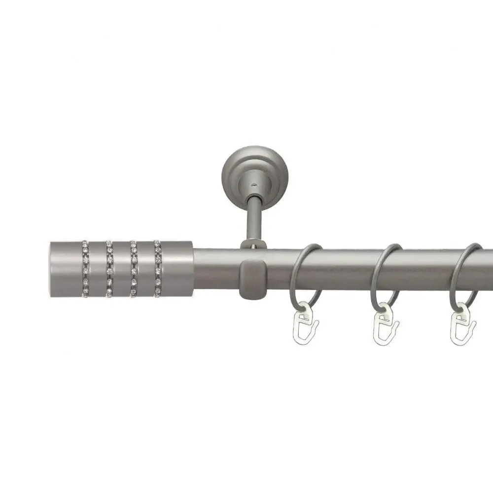 Карниз Orvit Барамелла металевий однорядний відкритий Сатин 25 мм 300 см (00-00010213) Львів - фото 1