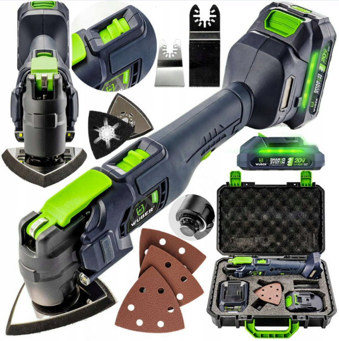 Многофункциональный инструмент (реноватор) аккумуляторный 10500-20000об/мин Wuber (Польша) Киев - изображение 1