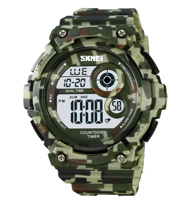 Годинник чоловічий спортивний наручний Skmei 2017 (Камуфляж) Вінниця - фото 2
