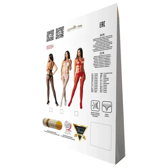 Еротичний бодістокінг Passion BS084 red Львів