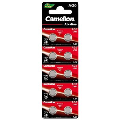 Батарейка AG0 / LR521 / LR63 Alkaline * 10 Camelion (AG0-BP10) Вінниця - фото 1