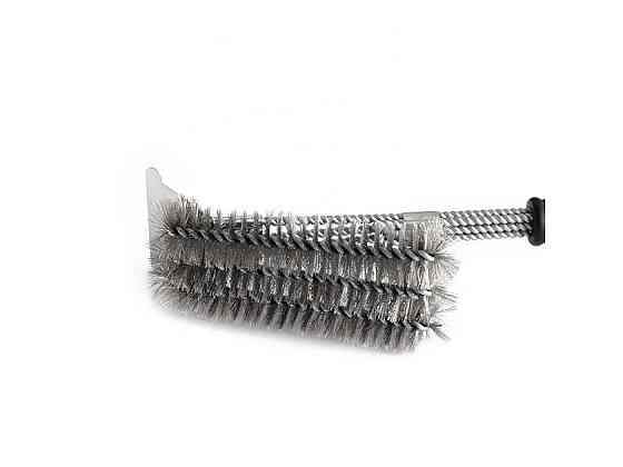 Щетка для гриля трехрядная 2в1 (щетка+скребок) GRILLI 777455 Код: 013097 Ровно