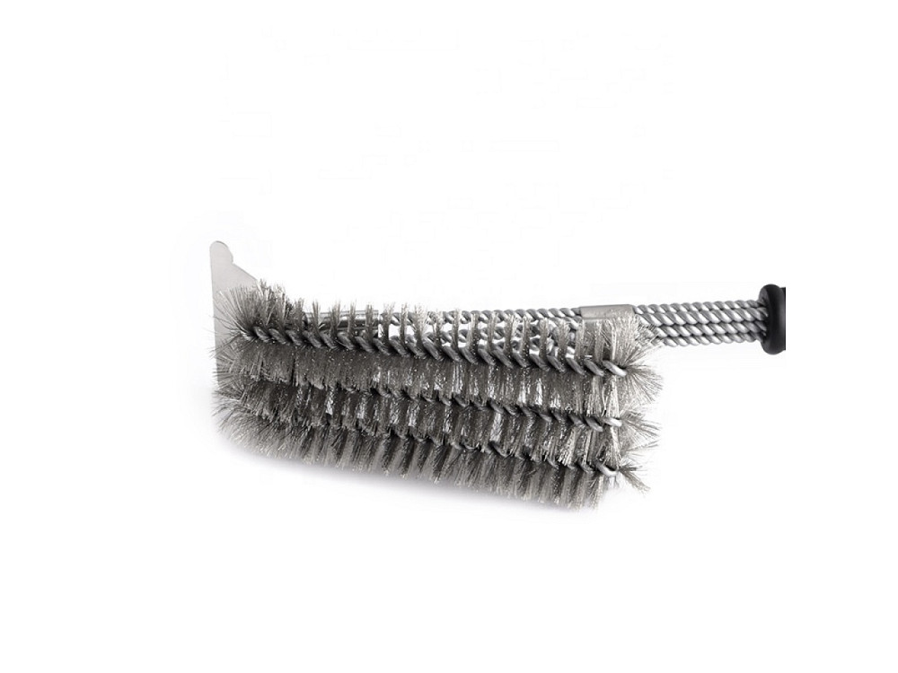 Щітка для гриля трьохрядна 2в1 (щітка+скребок) GRILLI 777455 Код: 013097 Рівне - фото 3