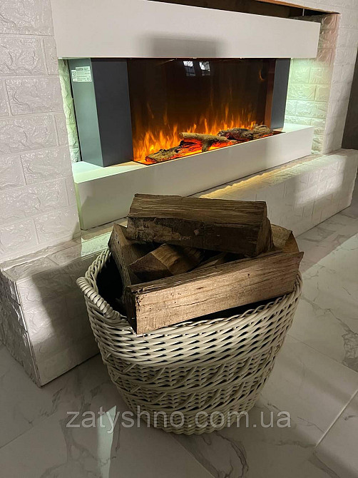 Кошик для дров плетений з ротанга Київ - фото 8