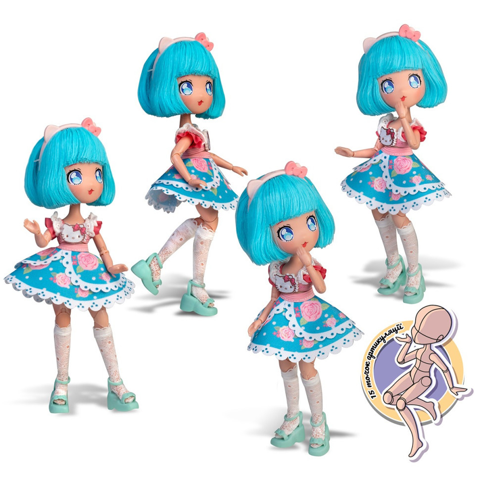 Дитяча лялька "Красуня Пінк" 4SF Manga Dolls HKTF0300 серії "Hello Kitty" Вінниця - фото 8
