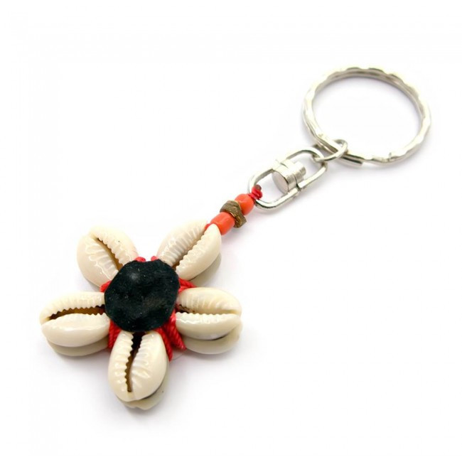 Брелоки деревянный  с ракушками Цветочек Киев - изображение 1