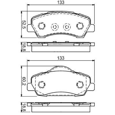Тормозные колодки Bosch 0 986 494 713 Винница - изображение 1
