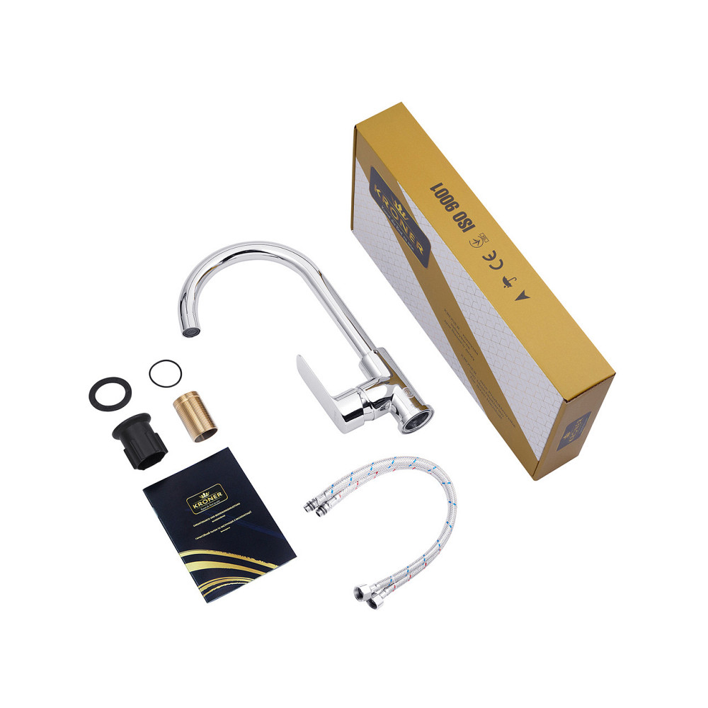 Змішувач для кухні Kroner KRM Main - C030 Київ - фото 9