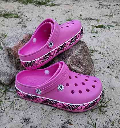 -Жіночі капці CROCS Рожеві Крокси Шльопанці Сланці (розміри: 36,37,39) Дніпро