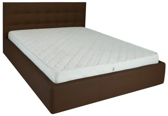 Кровать Chester New Comfort 140 х 200 см Fly 2231 A1 С подъемным механизмом и нишей для белья Темно-коричневый Киев