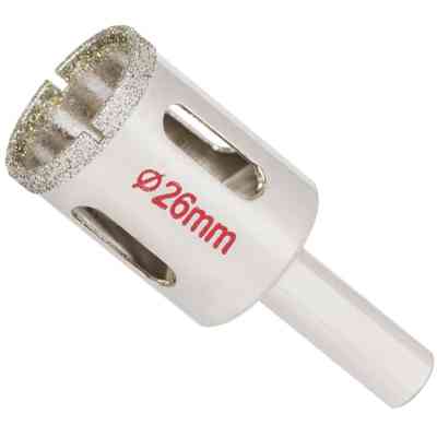 Коронка Sigma алмазна по кераміці та склу 26мм (1541261) Вінниця