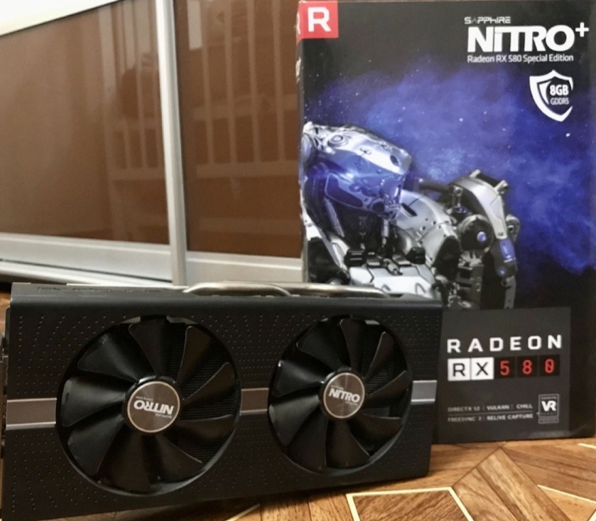 Відеокарта RX580 8Gb. Sapphire Nitro Київ - фото 5