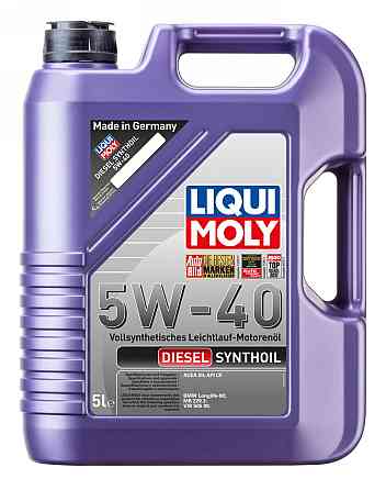 LIQUI MOLY 1341 Diesel Synthoil SAE 5W-40 — Повністю синтетична моторна олива для дизельних двигунів | Максимальний захист турбоди Ковель