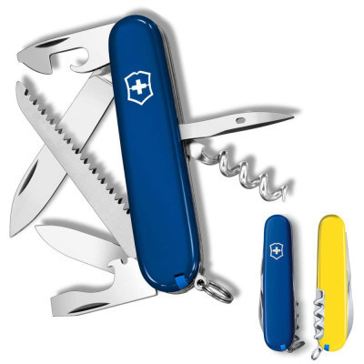 Ніж Victorinox Camper Ukraine 91 мм Синьо-жовтий (1.3613.2.8) Вінниця - фото 2