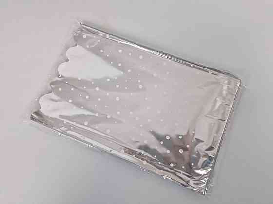 Пакет із малюнком для пакування подарунків (20*35) No85 фольгований "Конфеті" (100 шт.) Харків