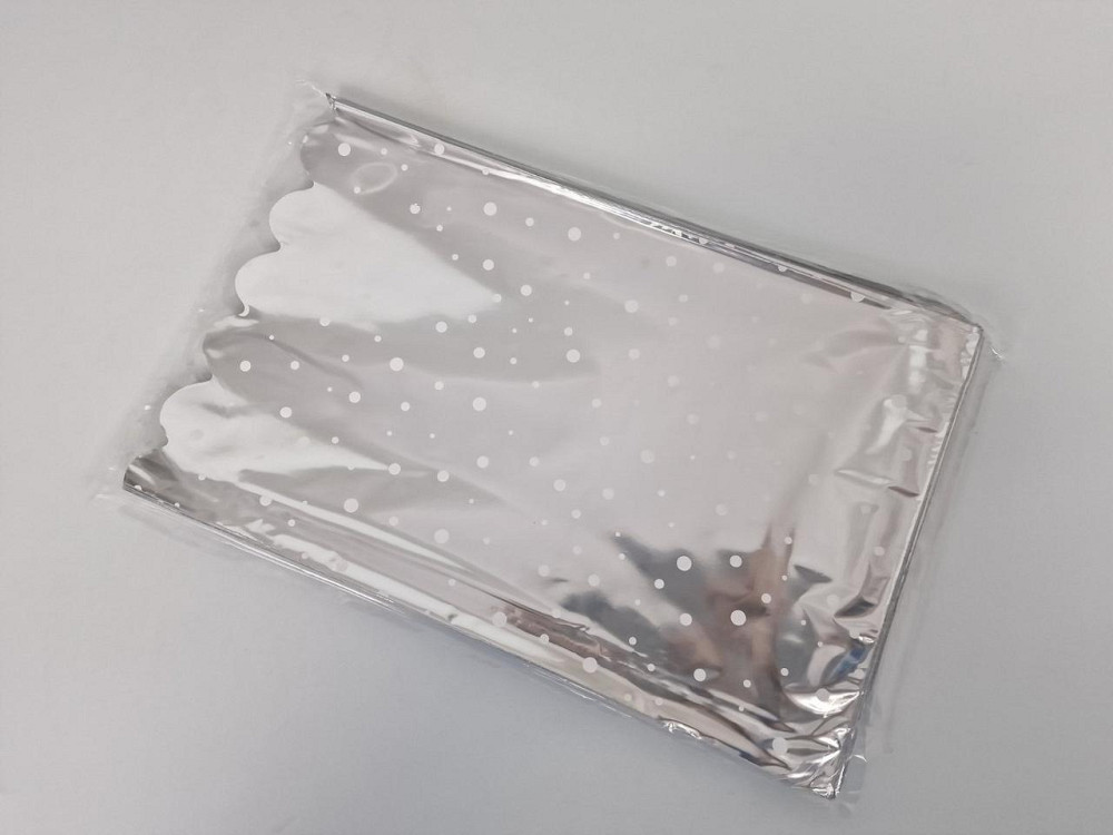 Пакет із малюнком для пакування подарунків (20*35) No85 фольгований "Конфеті" (100 шт.) Харків - фото 1