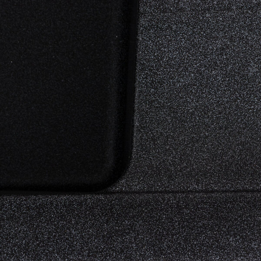 Гранітна мийка для кухні VALESO ZIRKONE 6250 матова Карбон Коломия - фото 4