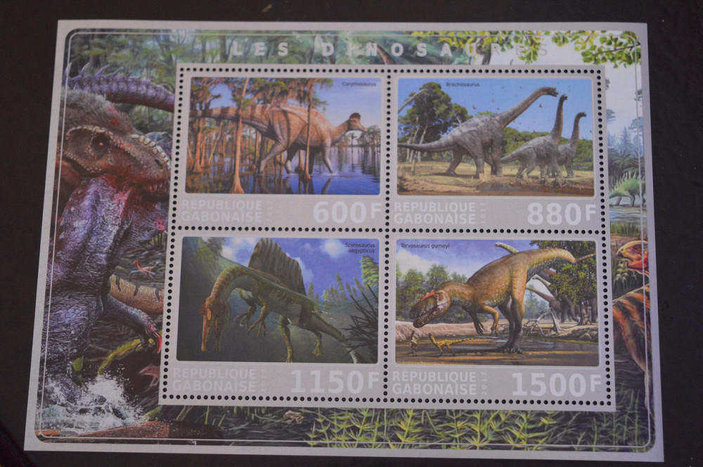 Габон. Фауна. Блок. 2017 год (В-7) Полтава - изображение 1