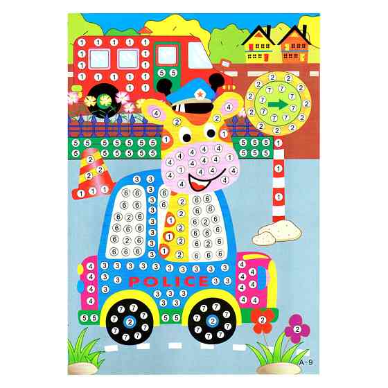 Детская мозаика по номерам 