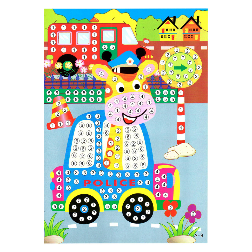 Детская мозаика по номерам 