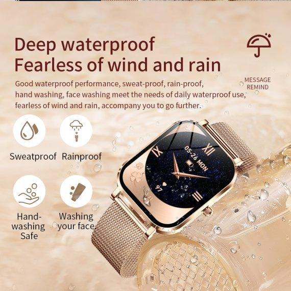 Годинник розумний наручний Smart Miami (Золотисті) Вінниця - фото 7