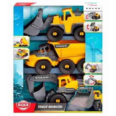 Спецтехника Dickie Toys набор "Вольво. Строительная техника" (3725007) Винница