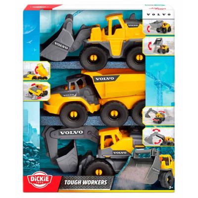 Спецтехника Dickie Toys набор "Вольво. Строительная техника" (3725007) Винница - изображение 2