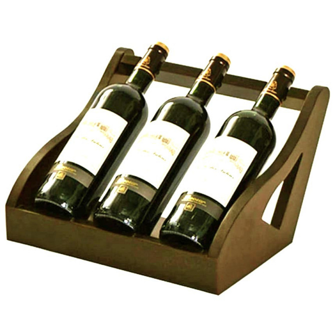 Настільна винна полиця "Мелтер 3" капучино Миколаїв - фото 1