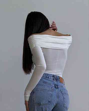 Жіночий романтичний боді з драпіруванням трикотаж масло Молочний Одеса