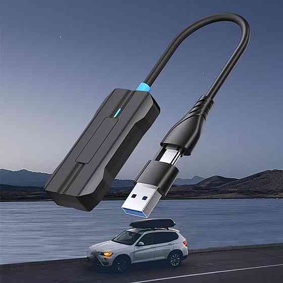 Бездротовий автомобільний USB адаптер PLCPDM, перехід з дротового на бездротове підключення, стабіль Київ