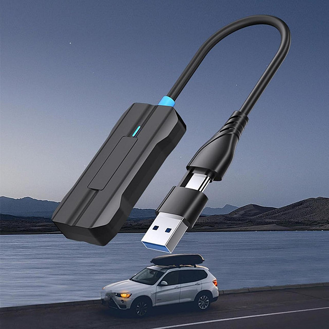 Беспроводной автомобильный USB адаптер PLCPDM, переход с проводного на беспроводное подключение теле Киев - изображение 6