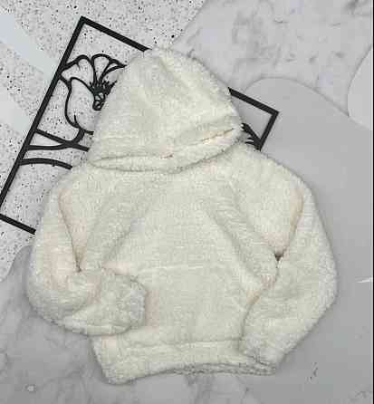 Худи на девочку барашек Тедди молоко 128,134,140,146,152 Николаев
